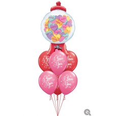 Bukiet 1701 Hugs & Sweets Qualatex #24711 57055-6